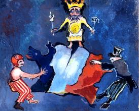 La Justice du Roi SAMOLON, avec doigt d honneur et bureaucratie